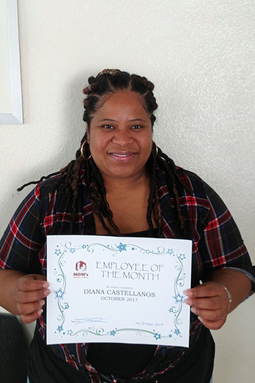 Diana Castellanos Caregiver Of The Month!