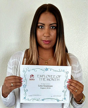 Home Care in Los Angeles CA: Employee of the Month Lisa Guzman